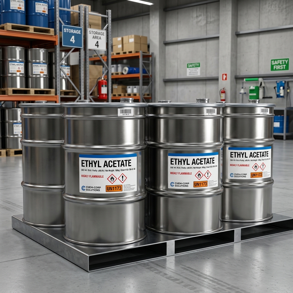 Ethyl Acetate Drums
